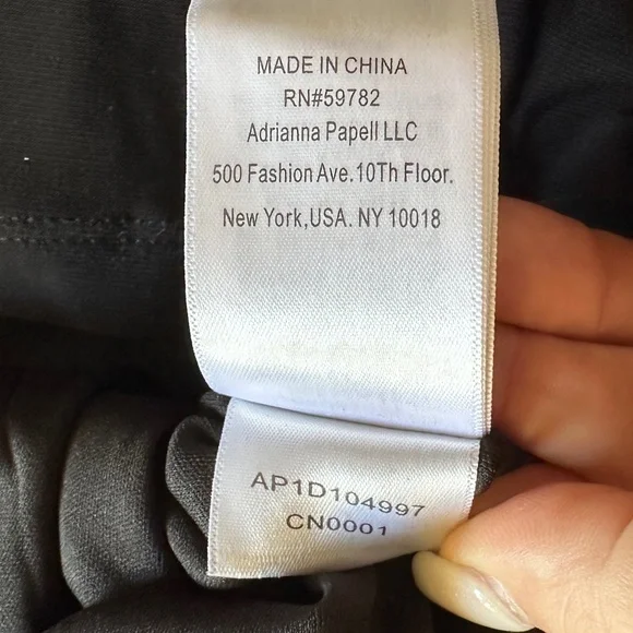 Adrianna Papell Jersey Chiffon Overlay One Shoulder Dress - Picture 10 of 12